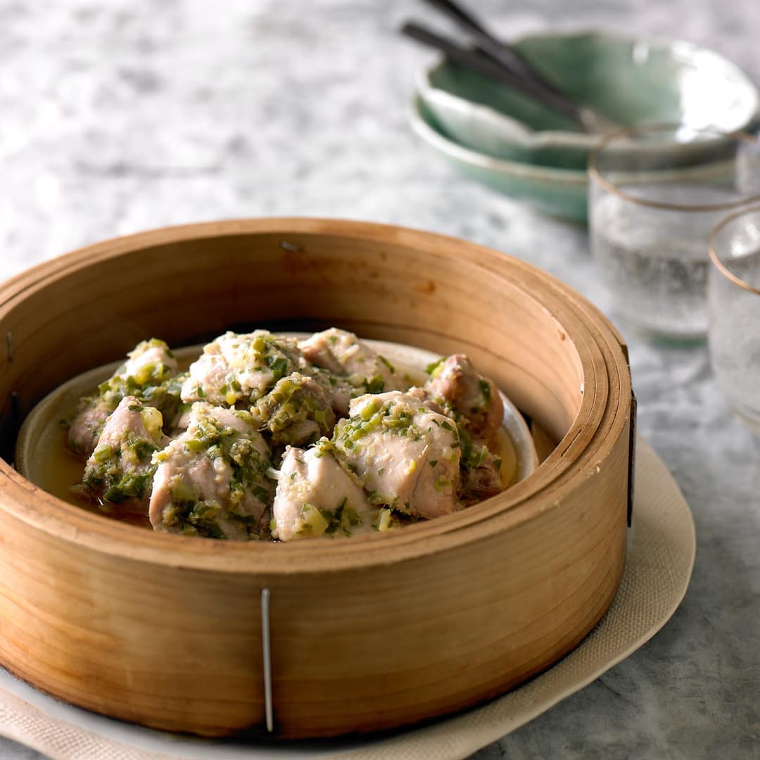 Steamed Ginger Chicken Steamed Ginger Chicken