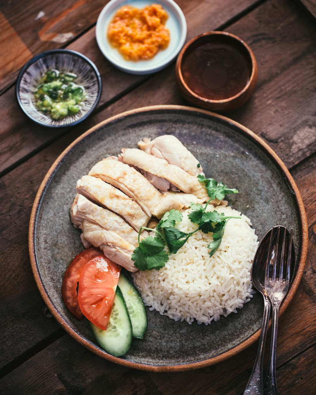 Authentic Hainanese Chicken Rice Authentic Hainanese Chicken Rice
