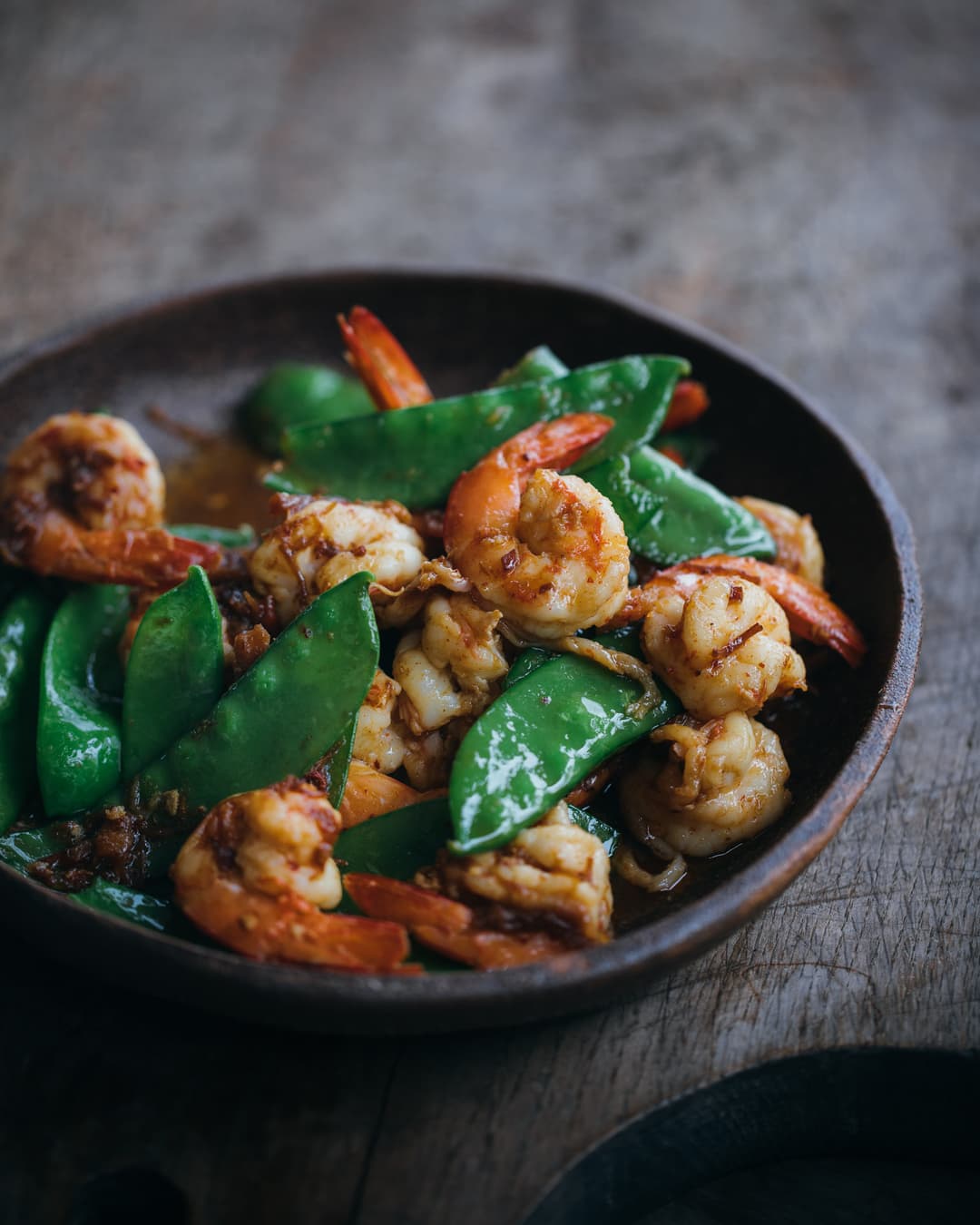 Prawns & Snow Peas with XO Sauce Prawns & Snow Peas with XO Sauce