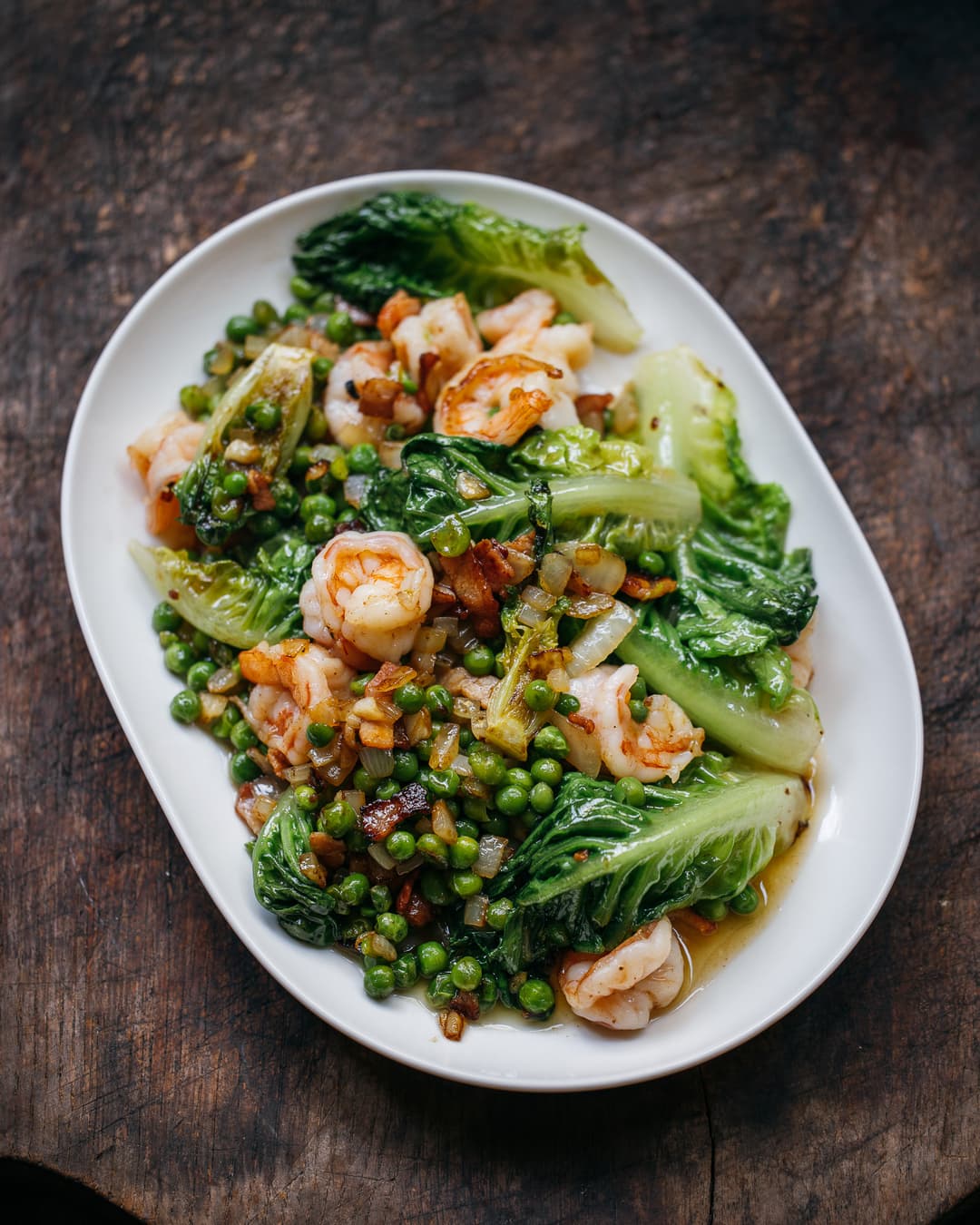 Petits pois à la chinoise Petits pois à la chinoise