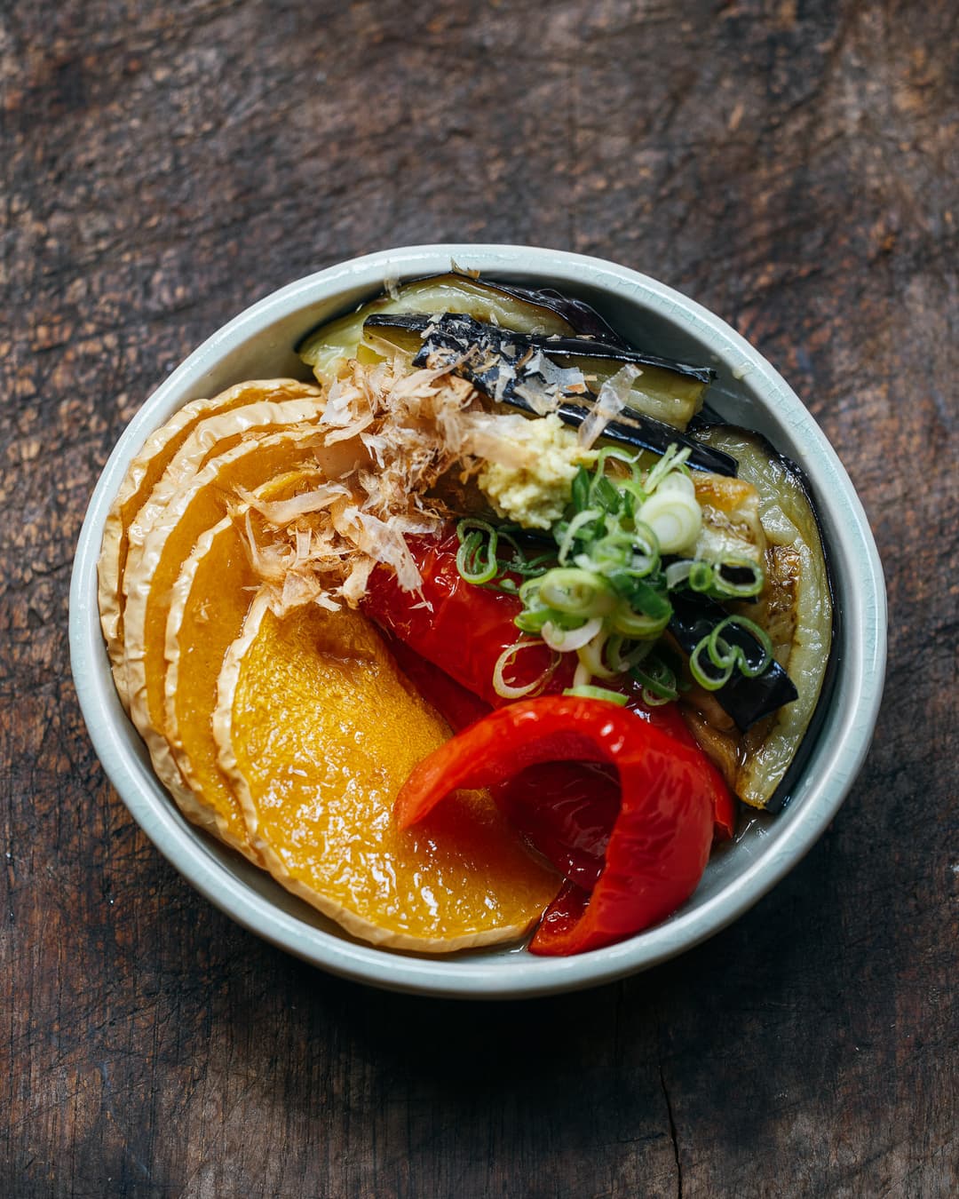 Summer vegetable agebitashi Summer vegetable agebitashi