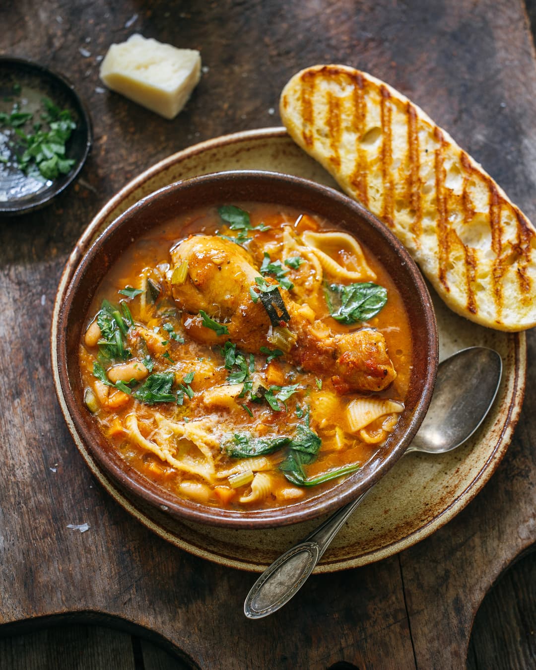 Chicken drumstick minestrone Chicken drumstick minestrone